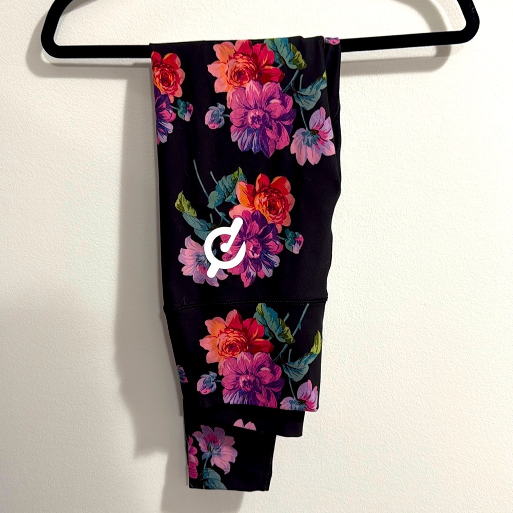 Peloton Cadent Floral High Waist Leggings Size Small
